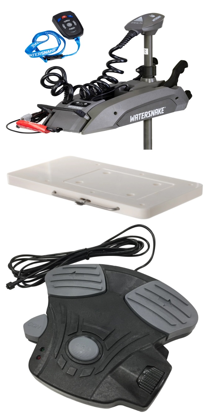 Watersnake Stealth Remote Trolling Motor Bundle