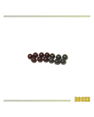 Docks Soft Beads Brown 6mm Docks Soft Beads Brown 6mm