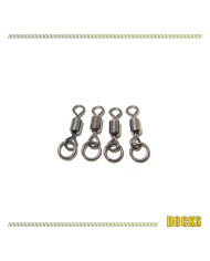 Docks Rolling Swivels W/Ring 8 Docks Rolling Swivels W/Ring 8
