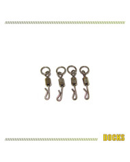 Docks Quick Change Swivels W/Ring 8 Docks Quick Change Swivels W/Ring 8