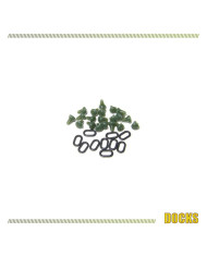 Docks Cone Ring Stops 2.5mm and Oval Rings 4.5mm Docks Cone Ring Stops 2.5mm and Oval Rings 4.5mm