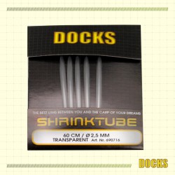 Docks Shrink Tube ø2.5mm 60cm