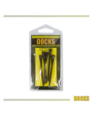 Docks Shocker Sleeves Dark Brown 60mm Docks Shocker Sleeves Dark Brown 60mm