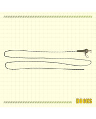 Docks Running Rig Liquid Wire 40lb & Swivel W/Ring Docks Running Rig Liquid Wire 40lb & Swivel W/Ring