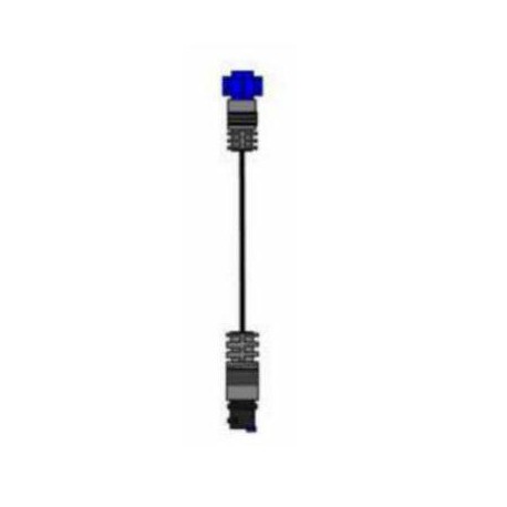 Lowrance 9 Pin Black Top Transducer to 7 Pin Blue UNIT Socket Adapter Cable