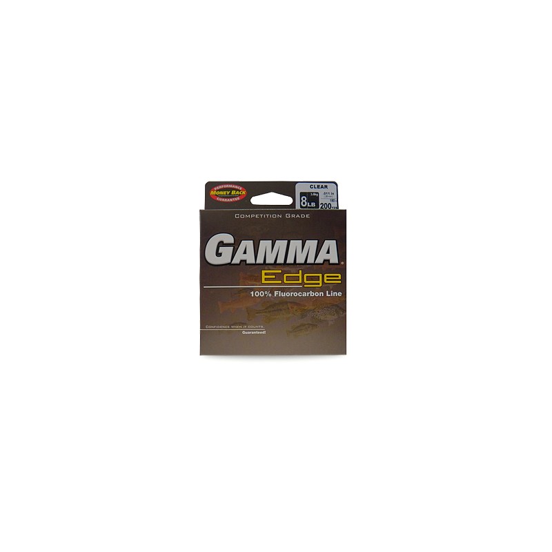 Gamma Edge 100 % Fluorocarbon (Clear) 08 lb