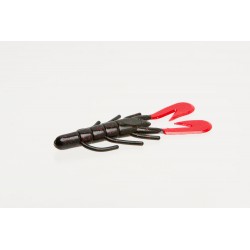 Zoom Ultravibe Speed Craw Black - Red / Red Claw (3 inch )