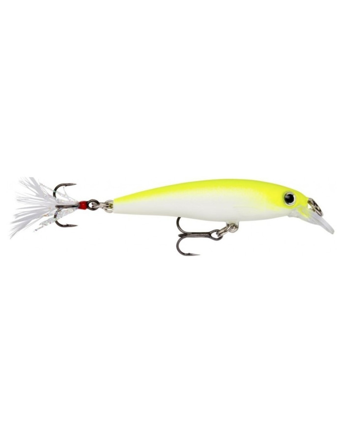 Rapala X-Rap 8 SILVER FLUORESCENT CHARTREUSE UV 3 1/8" 1/4oz