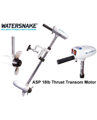 Watersnake ASP 18 Pound Thrust Transom Mount Trolling Motor Watersnake ASP 18 Pound Thrust Transom Mount Trolling Motor