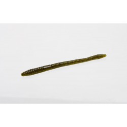 Zoom Finesse Worm GREEN PUMPKIN 4.5 inch