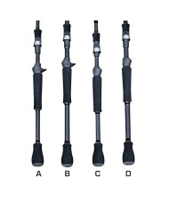 Quantum Smoke S3 -7' 2" Medium Heavy  - X Fast Action Spinning Rod