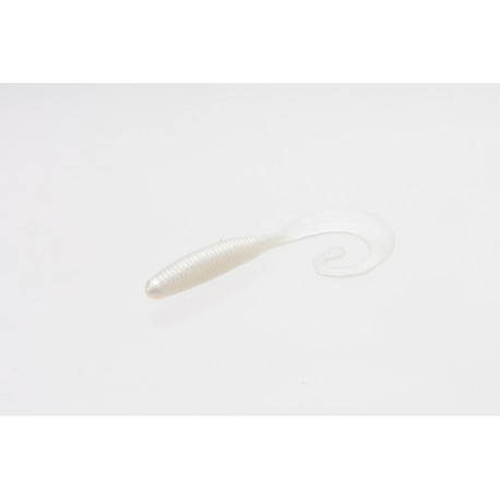 Zoom 4" Tab Tail Grub PEARL WHITE