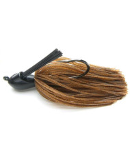 Keitech Model 1 Ver. 2.0 Casting Tungsten Rubber Jig 1/4 Oz DRK GRN PU