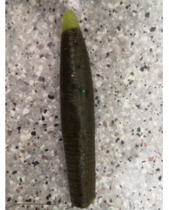 Itty's Floating G- Rig 3.3" GREEN PUMPKIN CHARTREUSE TIP