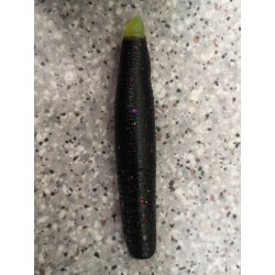 Itty's Floating G- Rig 3.3" BLACK SPECIAL CHARTREUSE TIP