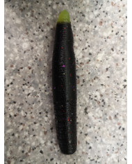 Itty's Floating G- Rig 3.3" BLACK SPECIAL CHARTREUSE TIP