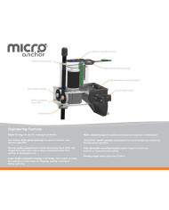 Power-Pole Micro Anchor Black Shallow Water Anchor Power-Pole Micro Anchor Black Shallow Water Anchor