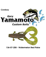 Gary Yamamoto Cowboy Watermelon Red Black 3.75in