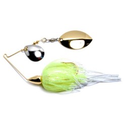 War Eagle Finesse Spinnerbait 5-16th Oz White Chartreuse