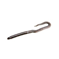 Zoom U Tail Worm Black Red Glitter 6,75in