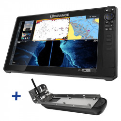 Lowrance HDS-16 LIVE ACTIVE IMAGING FishFinder / ChartPlotter with 3-in-1 Transducer Bundle