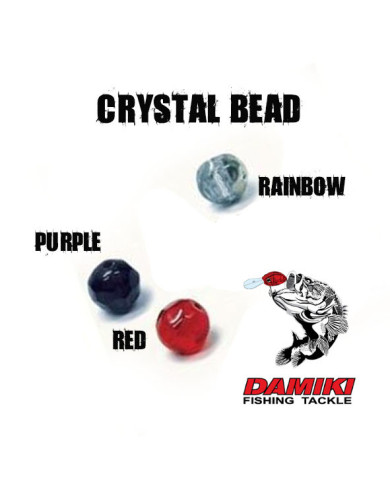 Damiki Crystal Beads - 8 mm RED Damiki Crystal Beads - 8 mm RED