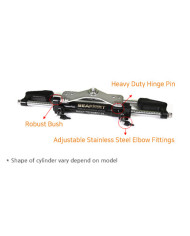 Seafirst 150 MH Hydraulic Steer kit for up to 150 hp Outboard Motors