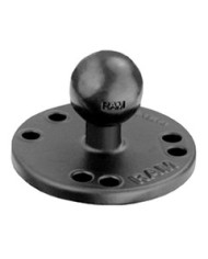RAM Mount 2.5 inch Diam Base with 1 inch Size B Ball RAM-B-202U