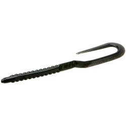 Zoom U Tail Worm Black 6,75in