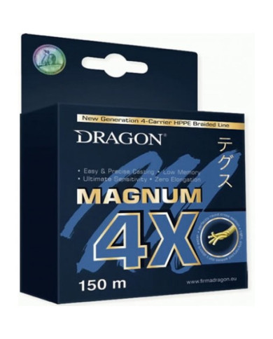 Dragon Magnum 4X 0.08 mm  6 kg 300m Light Grey Dragon Magnum 4X 0.08 mm  6 kg 300m Light Grey