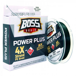 Boss Power Plus 4X Braided Line 250 m Spool