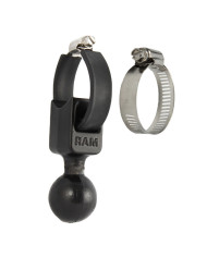RAM C Size Ball with Rail Strap Clamp 1/2 to 2 Inch Diameter