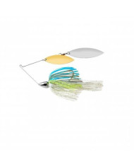 WAR EAGLE NICKLE FRAME DOUBLE WILLOW SPINNERBAIT- SEXXY SHAD - 1/4 OZ