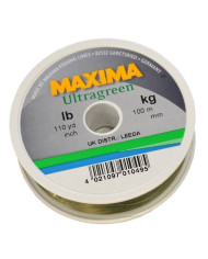 MAXIMA ULTRAGREEN Nylon Monofilament Fishing Line 100 m Mini Spool