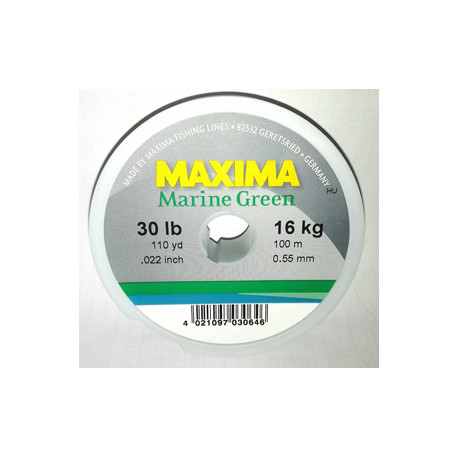 MAXIMA MARINE GREEN 110 Yard / 100 M MINI SPOOL