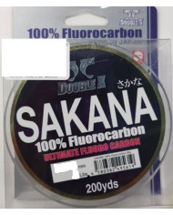 Double X SAKANA Fluorocarbon Line 8 lb 200 Yard Spool