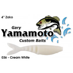 Gary Yamamoto 4in ZAKO Cream White
