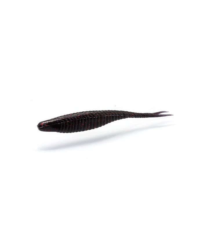 Damiki Armor Shad Black Red Fleck 3"