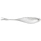 Dragon FatBoy Pro PEARL / CLEAR / SILVER GLITTER Soft Jerk Bait