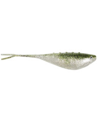Dragon FatBoy Pro  CHARTREUSE / BLACK / SILVER GLITTER Soft Jerk Bait