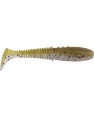 Dragon V-Lures Invader Pro Clear/Olive - Black Glitter 2.5"