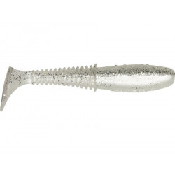 Dragon Invader Pro Pearl - Clear - Silver Glit 3in 7.5cm