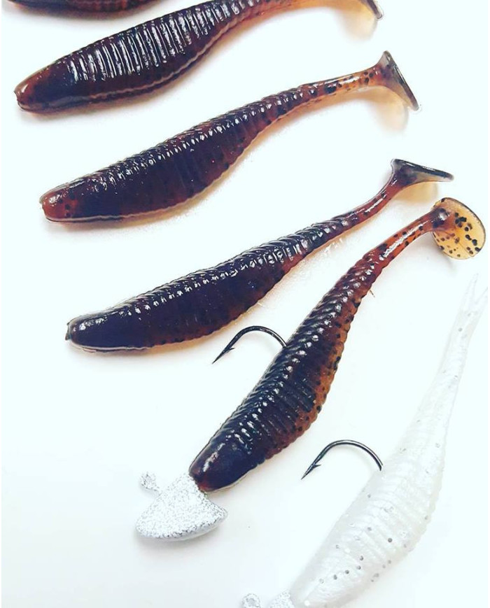 Damiki Armor Shad Paddle 4" Damiki Armor Shad Paddle 4"