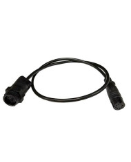 Lowrance 7 Pin Transducer Plug to Lowrance Hook2 & Reveal & Eagle Socket Adapter Cable