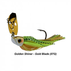 Picasso Shock Blade Chatterbait 1/4 Oz Golden Shiner/Gold Blade