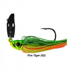 3/8 Oz Picasso Shock Blade Chatterbait 3/8 Oz Fire Tiger