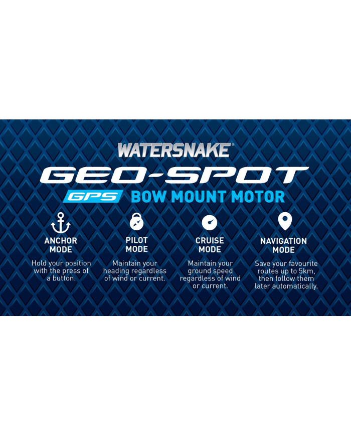 Watersnake Geo-Spot GPS Bow Mount Motor
