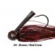 Picasso Fantasy Football Jig Brown Red Craw