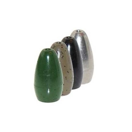 3-8 Oz GREEN PUMPKIN Tungsten Flipping Weights Mossback