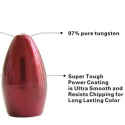 3/8 Oz RED Tungsten Flipping Weights Mossback